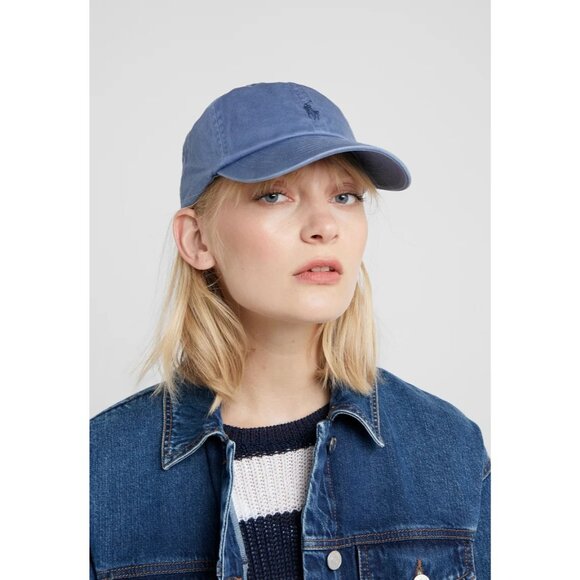 Polo Ralph Lauren Chino Cap in Carson Blue One Size Unisex Hat Mens Womens - Picture 9 of 12